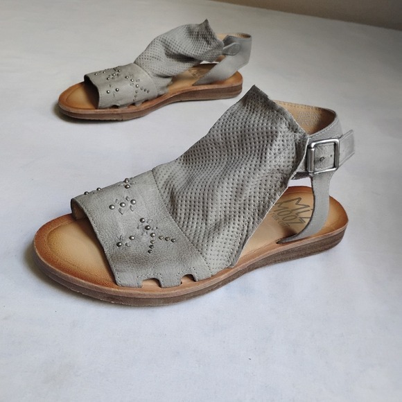 Miz Mooz Sandals 38 Fifi Leather Gladiator Comfort Adjustable Beach Resort - Picture 1 of 16